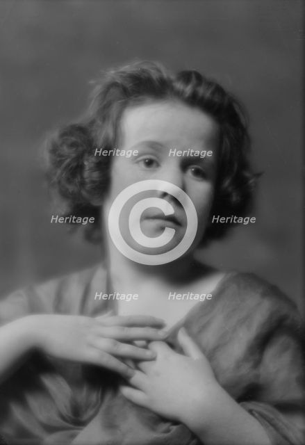 Peterson, Betty, Miss, portrait photograph, 1916 Mar. 4. Creator: Arnold Genthe.
