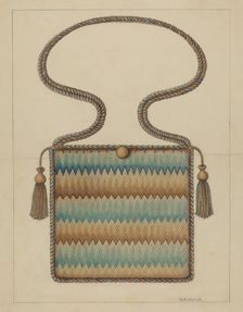 Petipoint Bag, c. 1937. Creator: Herbert Marsh
