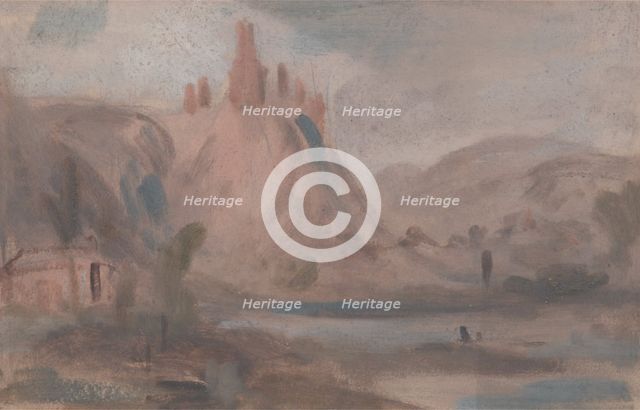 ?Petit Andeleys on the Seine, 1822 to 1825. Creator: Unknown.