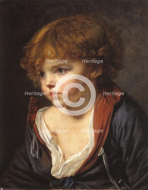 Petit Garçon blond à la chemise ouverte, c1760. Creator: Jean-Baptiste Greuze.