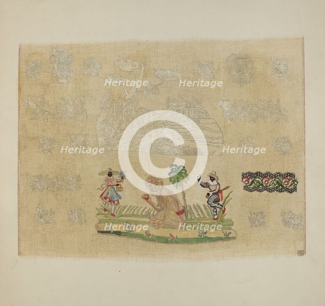 Petit Point, 1935/1942. Creator: Bessie Vandre.