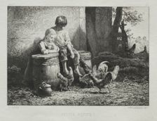Petite, Petite. Creator: Charles-Émile Jacque (French, 1813-1894)