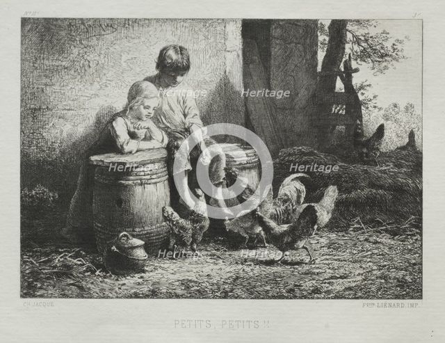 Petite, Petite. Creator: Charles-Émile Jacque (French, 1813-1894).