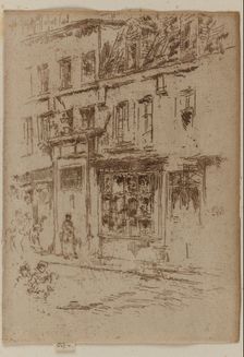 Petite Rue au Beurre, Brussels, 1887. Creator: James Abbott McNeill Whistler