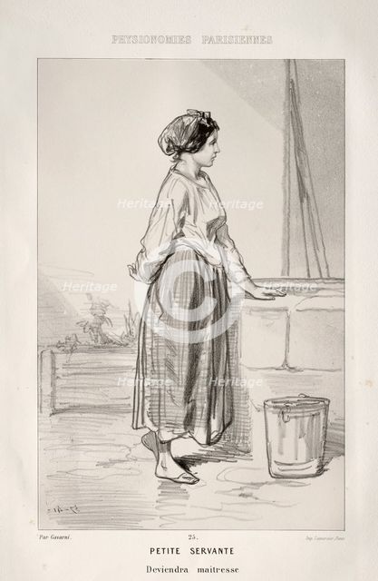 Petite Servante. Creator: Paul Gavarni (French, 1804-1866).