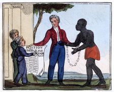 Petition for Abolishing Slavery 1826. Artist: Amelia Alderson Opie