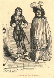 Petitioning for a Loan 1897. Creator: John Leech