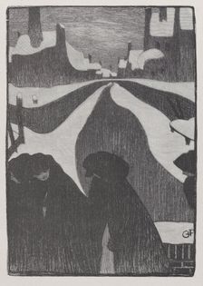 Petits Nocturnes de Bruges, from "L'Image," May 1897, 1897. Creator: Adolphe Dauvergne