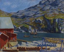 Petsamo Fjord, 1934. Creator: Anton Lindforss