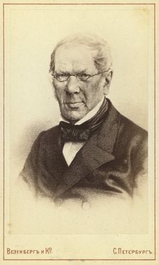 Petr Andreevich Vi?a?zemskii?, head-and-shoulders portrait, facing..., between 1880 and 1886. Creator: Unknown