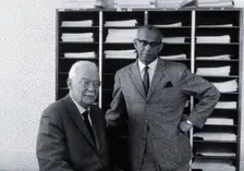 Petr Grigorevic Sergiev and Govindas Sambasivan. Creator: Unknown