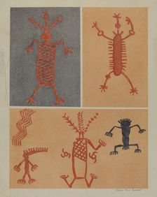 Petroglyph, 1935/1942. Creator: Lala Eve Rivol