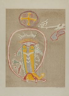 Petroglyph, 1935/1942. Creator: Lala Eve Rivol