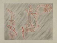 Petroglyph, 1935/1942. Creator: Lala Eve Rivol