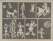 Petroglyph Design, 1935/1942. Creator: Lala Eve Rivol