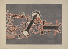 Petroglyph Design, 1935/1942. Creator: Lala Eve Rivol