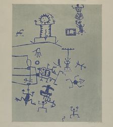 Petroglyph - Signs, 1935/1942. Creator: Lala Eve Rivol