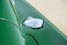 Petrol filler cap of a 1961 Aston Martin DB4 GT previously owned by Donald Campbell. Creator: Unknown
