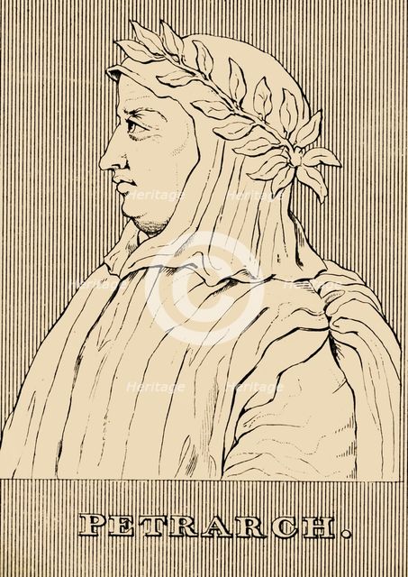 'Petrarch', (1304-1374), 1830. Creator: Unknown.