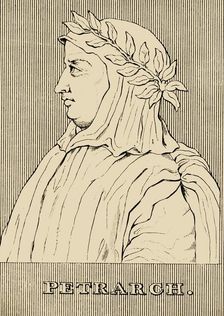 Petrarch (1304-1374), 1830. Creator: Unknown