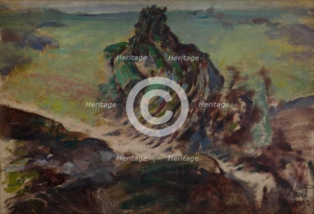 Petrified Druid, 1892. Creator: Leon Wyczolkowski.