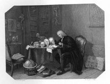 Petrus Camper, Dutch anatomist, anthropologist and a naturalist, c1870. Artist: H Sluyter