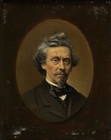 Petrus Franciscus Greive (1811-72), Painter, 1870-1895. Creator: Meijer Isaac de Haan