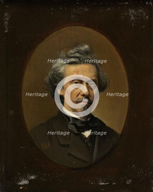 Petrus Franciscus Greive (1811-72), Painter, 1870-1895. Creator: Meijer Isaac de Haan.