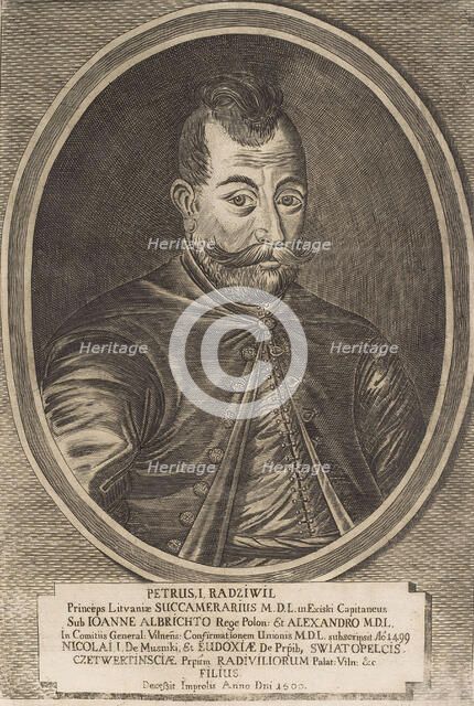 Petrus I Radziwill. From: Icones Familiae Ducalis Radivilianae, 1758.