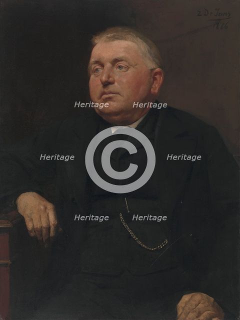 Petrus Josephus Mariën, Mayor of Kapellen, 1886. Creator: Edouard De Jans.