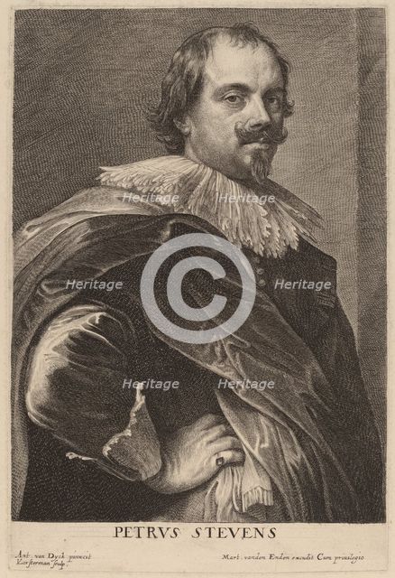 Petrus Stevens, probably 1626/1641. Creator: Lucas Vorsterman.