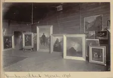 Petrus van der Velden studio, Auckland, c.1896. Creator: Unknown