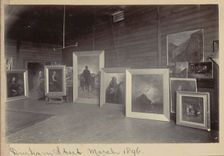 Petrus van der Velden studio, Auckland, c.1896. Creator: Unknown
