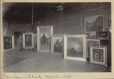 Petrus van der Velden studio, Auckland, c.1896. Creator: Unknown