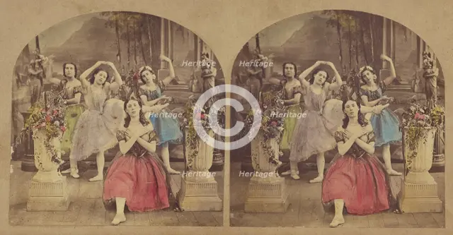 Pets of the Ballet., about 1865. Creator: Unknown.