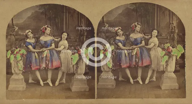 Pets of the Ballet, about 1865. Creator: London Stereoscopic & Photographic Co.