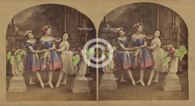 Pets of the Ballet, about 1865. Creator: London Stereoscopic & Photographic Co.