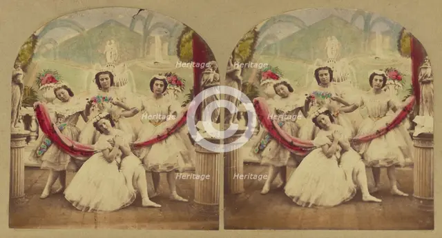 Pets of the Ballet., about 1868. Creator: London Stereoscopic & Photographic Co.