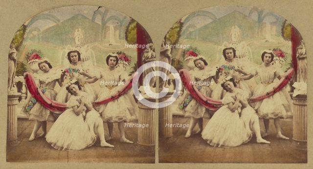 Pets of the Ballet., about 1868. Creator: London Stereoscopic & Photographic Co.