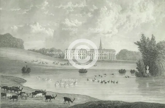 'Petworth Park', 1835. Creators: Unknown, William Westall.
