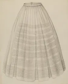 Petticoat, 1935/1942. Creator: Gertrude Lemberg