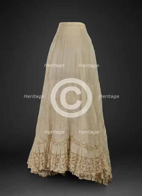 Petticoat, about 1900. Creator: Unknown.