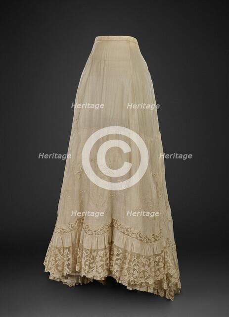 Petticoat, about 1900. Creator: Unknown.