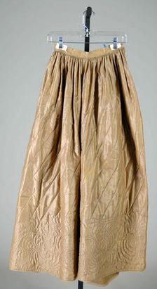 Petticoat, American, 1830-50. Creator: Unknown