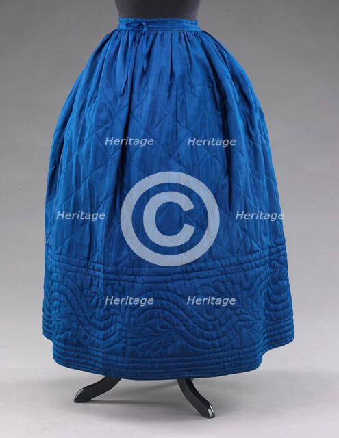 Petticoat, American, 1840-50. Creator: Unknown.