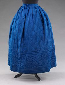 Petticoat, American, 1840-50. Creator: Unknown