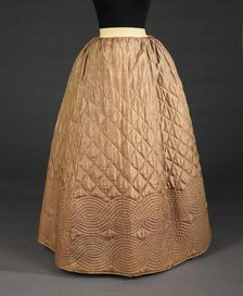 Petticoat, American, 1840-55. Creator: Unknown