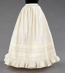 Petticoat, American, 1850-60. Creator: Unknown