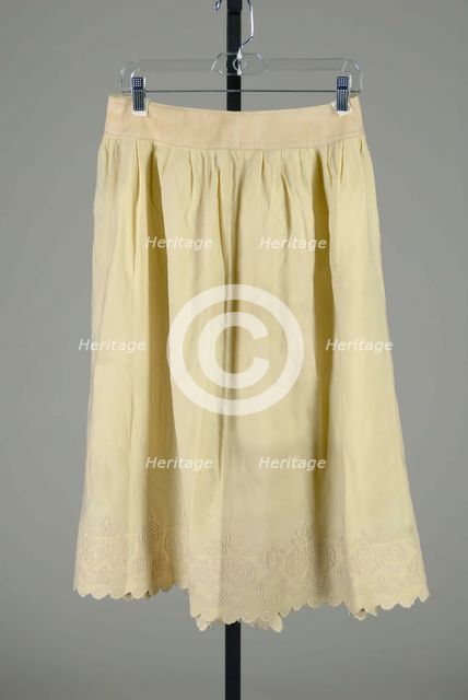 Petticoat, American, 1850-70. Creator: Unknown.
