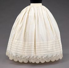 Petticoat, American, 1855-65. Creator: Unknown